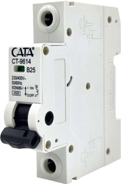 Cata Ct-9614 25 Amper Sigorta ( B Tipi / Monofaze / 4.5 Ka )