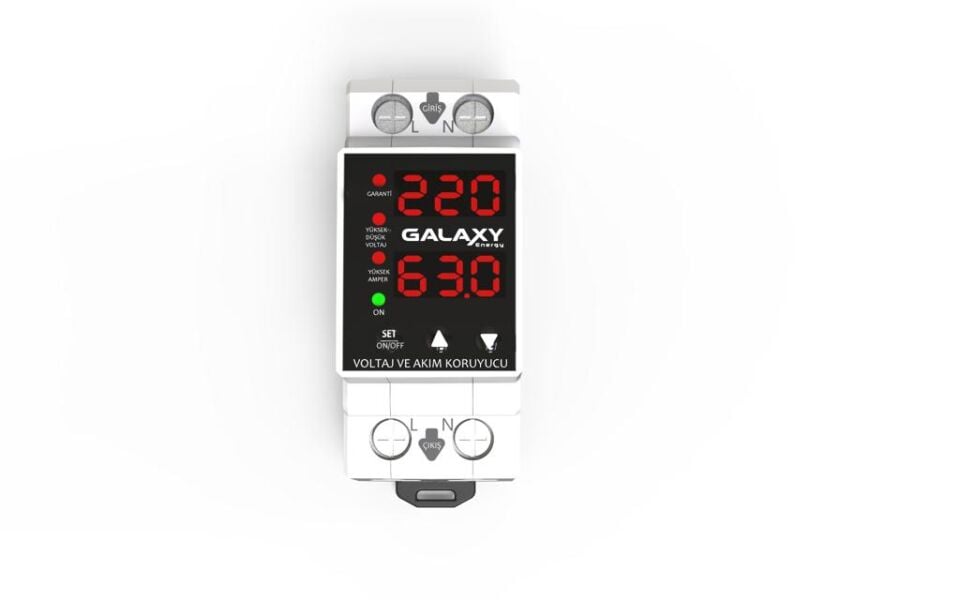 Galaxy Energy D 220 Monofaze Voltaj ve Akım Koruyucu