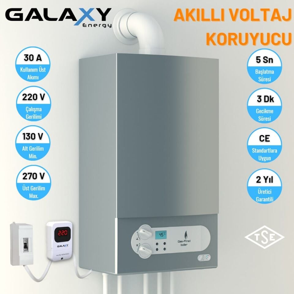 Galaxy Energy M 220 Monofaze Kombi - Klima Voltaj Koruyucu