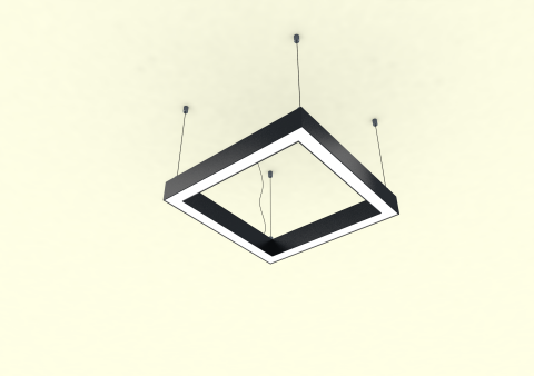 100X100 Cm 130W Kare Linear Armatür