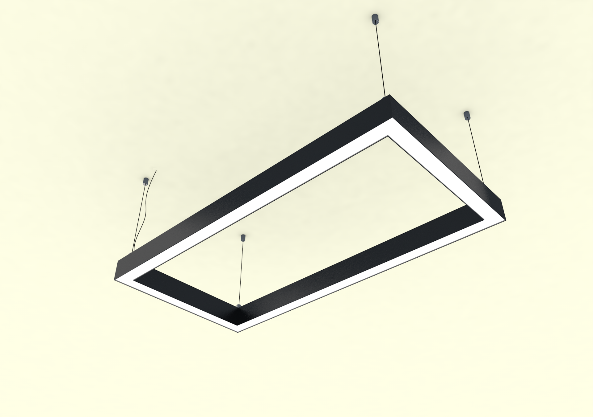 80X160 Cm 155W Dikdörtgen Linear Armatür