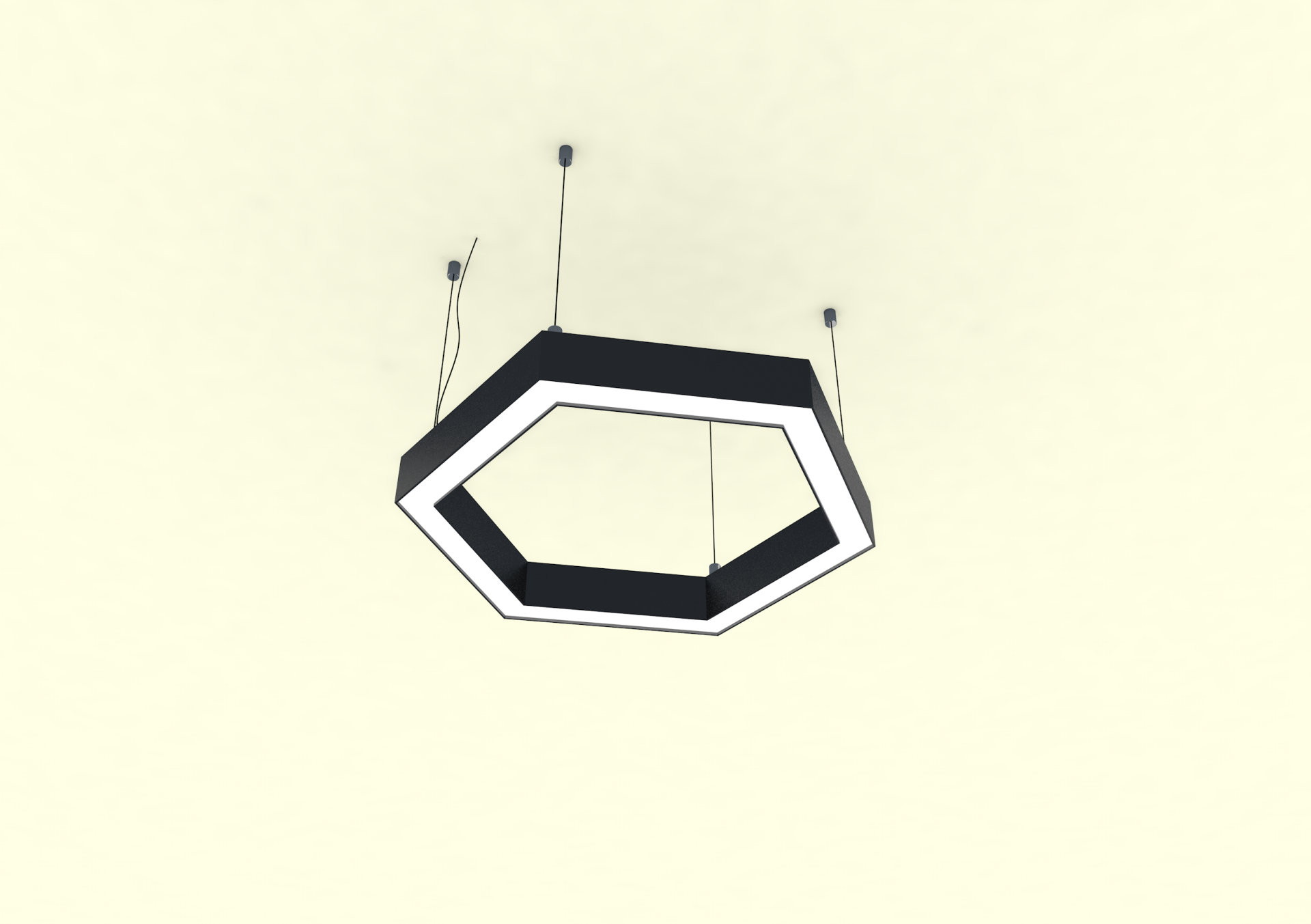 6X60 Cm / 120 Cm Çap Altıgen Linear Armatür