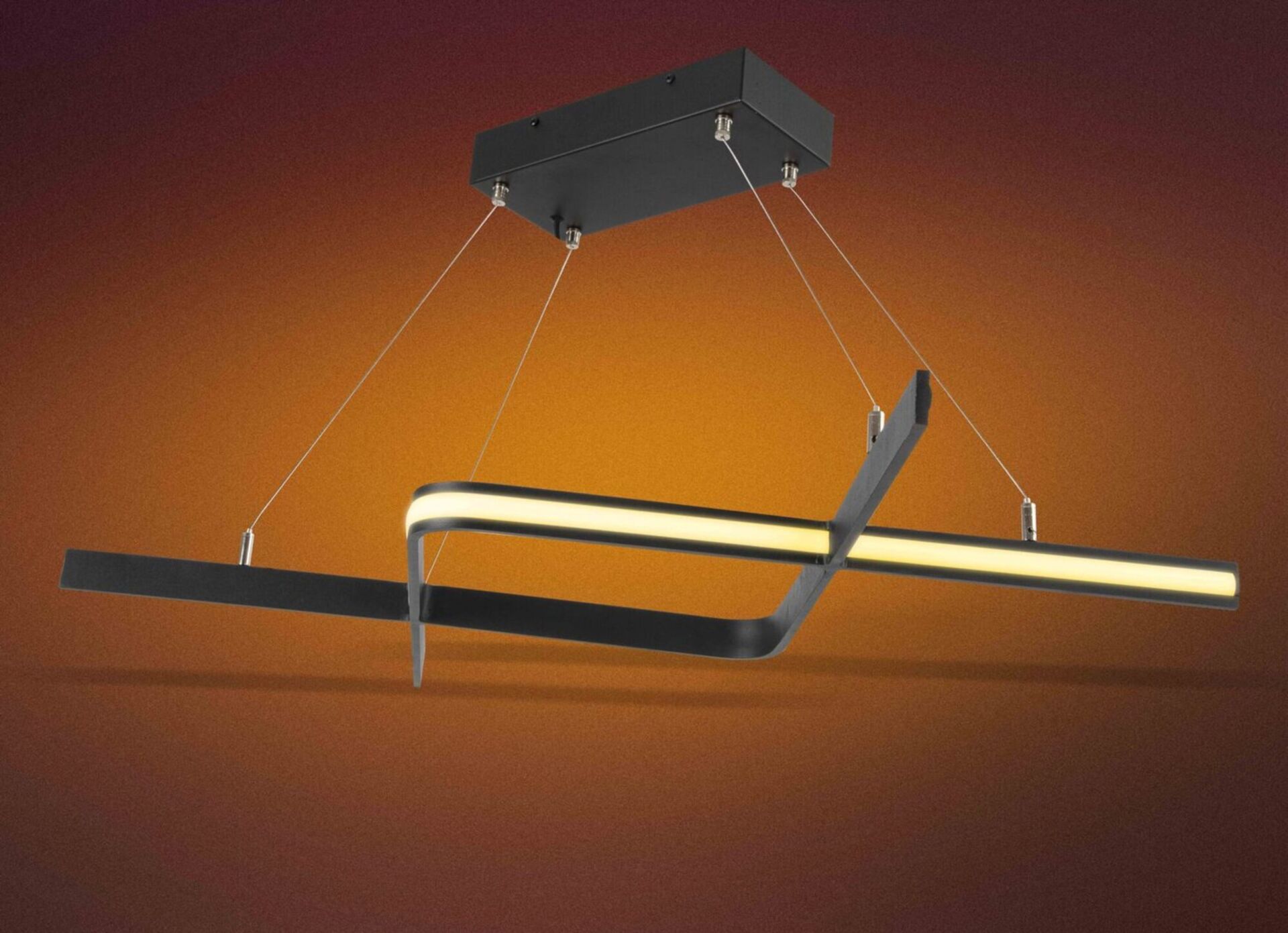 Double Boomerang 48W Modern Sarkıt Armatür