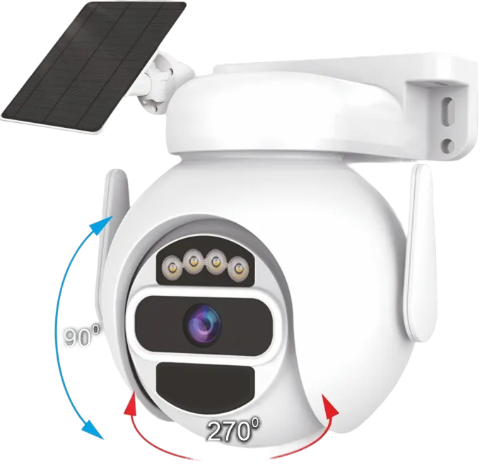 Cata Ct-4053 Solar Panelli Sim Kartlı Akıllı Dış Mekan Kamera
