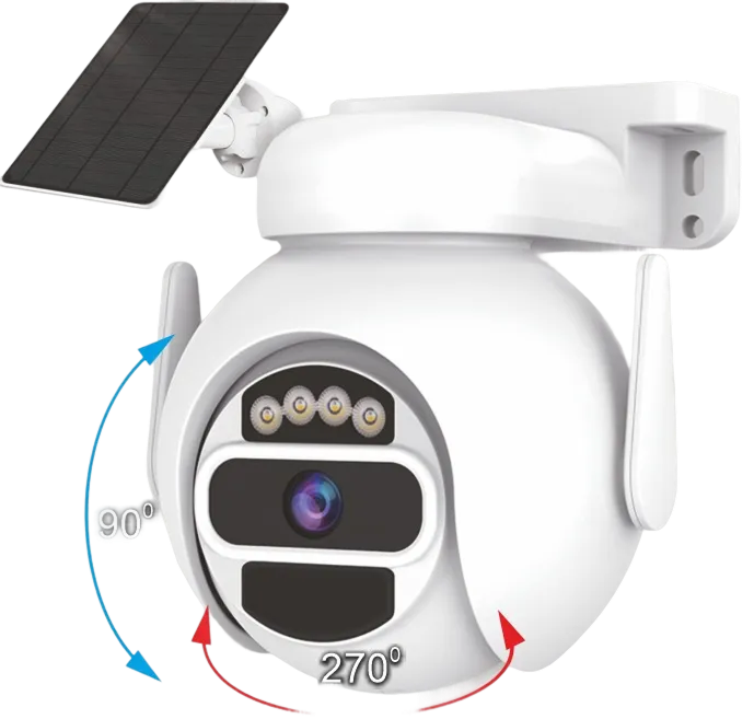 Cata Ct-4053 Solar Panelli Sim Kartlı Akıllı Dış Mekan Kamera