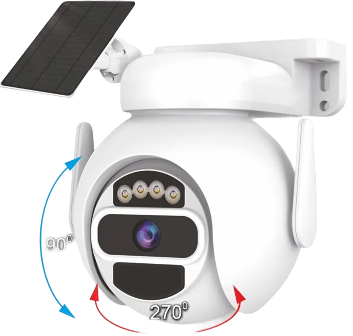 Cata Ct-4053 Solar Panelli Sim Kartlı Akıllı Dış Mekan Kamera