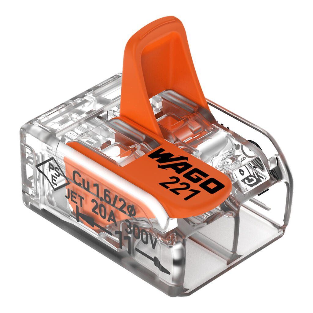 Wago 221-412 Çok Amaçlı Klemens 2x4 mm