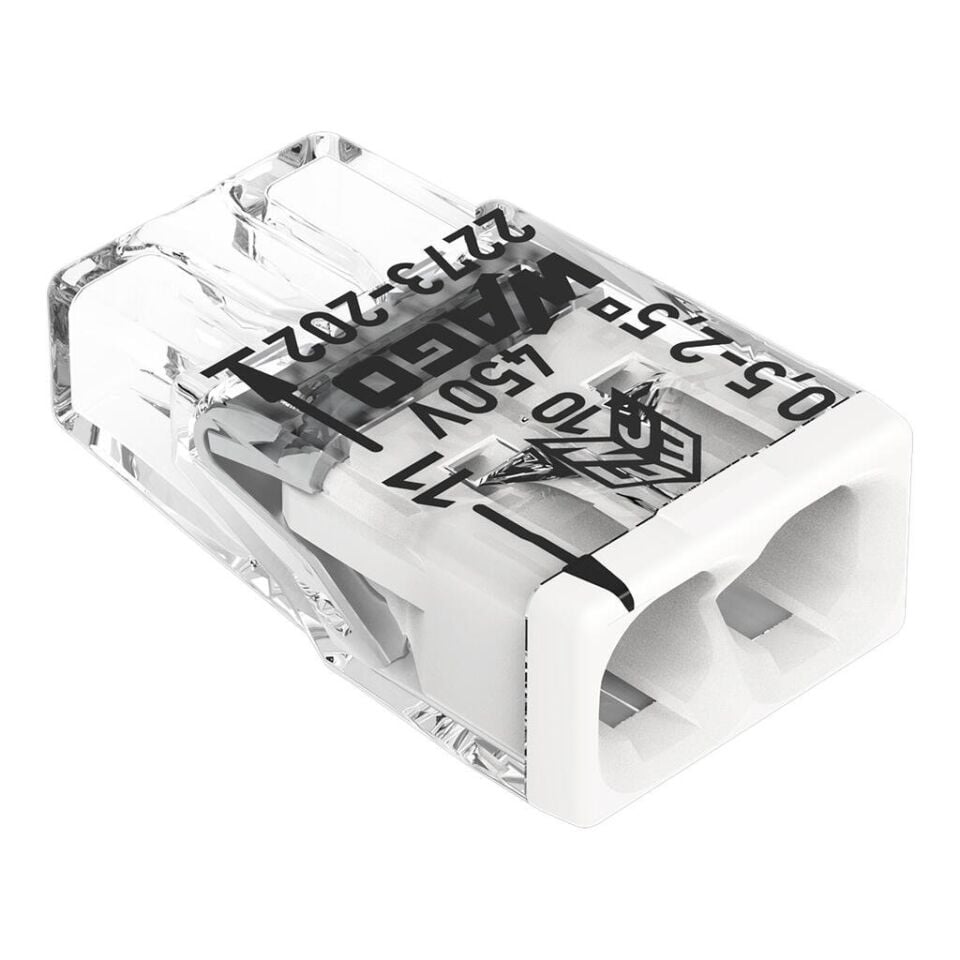 Wago 2273-202 2 Kutuplu Buat içi Klemens 2.5 mm