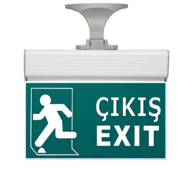 Cata Ct-9163 3W Exıt Çıkış Armatürü Ledli 3 Saat Akülü