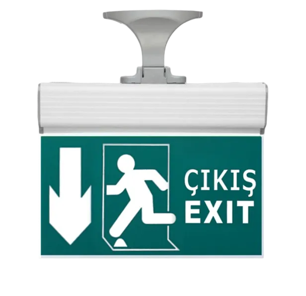 Cata Ct-9164 3W Exıt Çıkış Armatürü Ledli 3 Saat Akülü