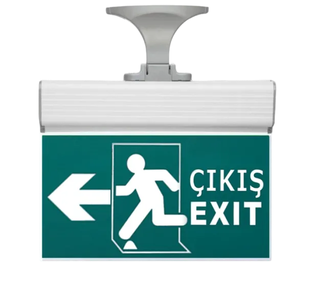 Cata Ct-9165 3W Exıt Çıkış Armatürü Ledli 3 Saat Akülü