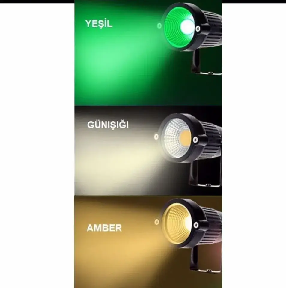 Cata Ct-7303A 12W Led Kazıklı Bahçe Armatürü (Amber)